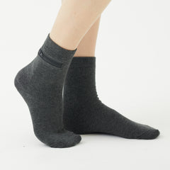 Unisex Quarter-Length Bamboo Zipper Pocket Travel Socks-All Sales Fina –  BauBax